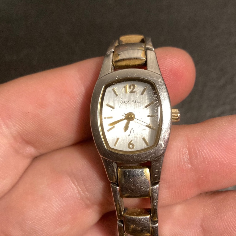 Fossil F2 all stainless steel quartz ladies watch